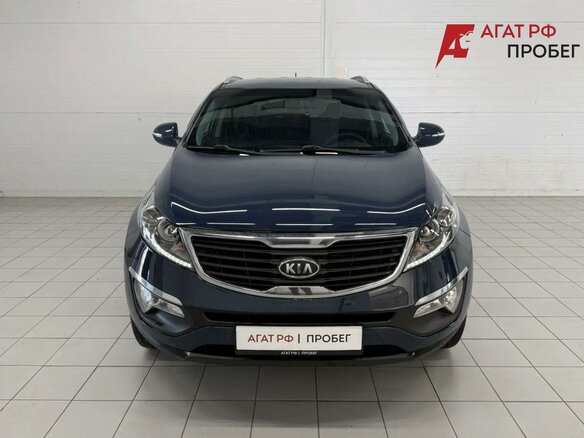 2011 Kia Sportage III, синий, 1435000 рублей - вид 1