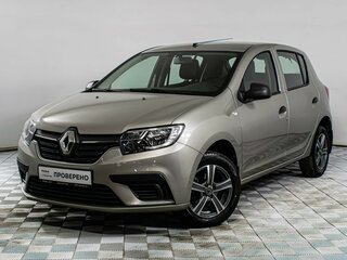 2018 Renault Sandero II Рестайлинг, бежевый, 888000 рублей, вид 1