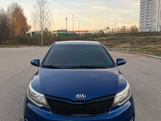 2016 Kia Rio III Рестайлинг, синий, 845000 рублей, вид 2
