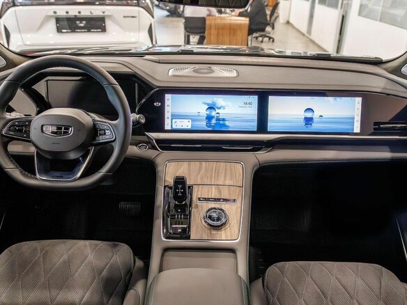 2025 Geely Monjaro I Рестайлинг, зелёный - вид 12