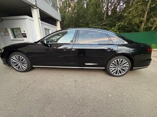 2021 Audi A8 Long 55 TFSI IV (D5), чёрный, 6150000 рублей, вид 2