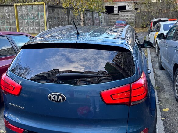 2014 Kia Sportage III Рестайлинг, синий, 1230000 рублей - вид 1