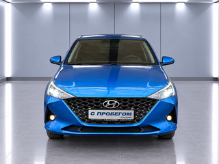 2020 Hyundai Solaris II Рестайлинг, синий, 1540000 рублей, вид 2