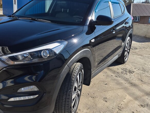 2016 Hyundai Tucson III, чёрный, 1600000 рублей