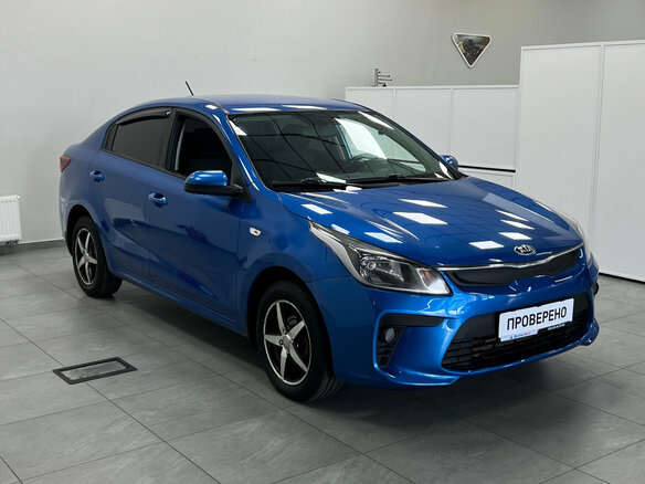 2018 Kia Rio IV, синий, 1150000 рублей - вид 2
