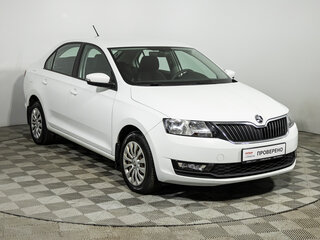 2019 Skoda Rapid I Рестайлинг, белый, 1499700 рублей, вид 3