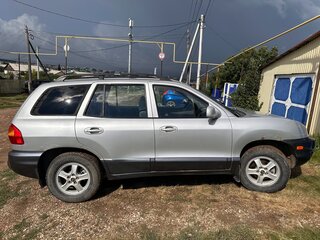 2004 Hyundai Santa Fe I, серебристый, 490000 рублей, вид 4