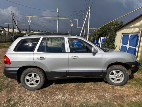 2004 Hyundai Santa Fe I, серебристый, 490000 рублей, вид 4