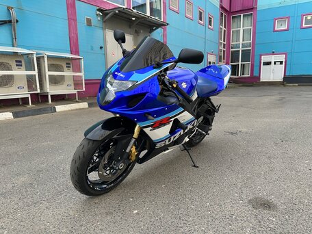 2005 Suzuki GSX-R 600, синий, 500000 рублей, вид 2