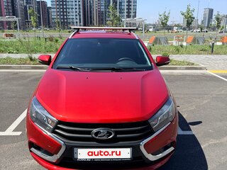 2021 Lada (ВАЗ) Vesta SW I, красный, 1050000 рублей, вид 3