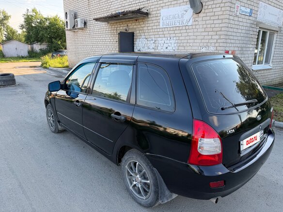 2012 Lada (ВАЗ) Kalina I, чёрный - вид 5
