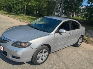 2008 Mazda 3 I (BK) Рестайлинг, серебристый, 400000 рублей, вид 1