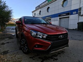 2021 Lada (ВАЗ) Vesta Cross I, красный, 1130000 рублей, вид 2