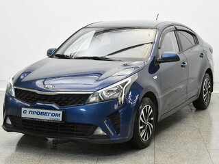 2021 Kia Rio IV Рестайлинг, синий, 1550000 рублей, вид 1