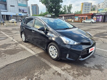 2016 Toyota Prius Alpha I (ZVW40/41) Рестайлинг, чёрный, 1370000 рублей, вид 4