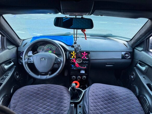 2002 Lada (ВАЗ) 2110, синий, 360000 рублей - вид 16