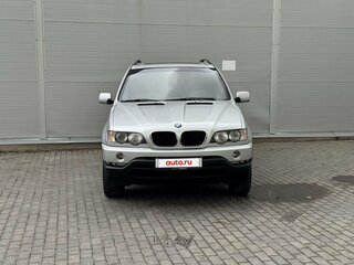 2002 BMW X5 3.0i I (E53), серебристый, 890000 рублей, вид 2