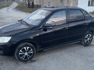 2012 Lada (ВАЗ) Granta I, чёрный, 200000 рублей, вид 4