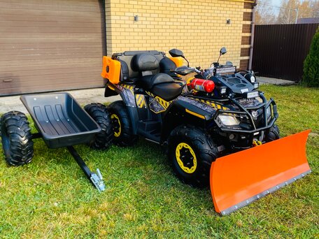 2012 BRP Can-Am Outlander 800, жёлтый, 800000 рублей, вид 1