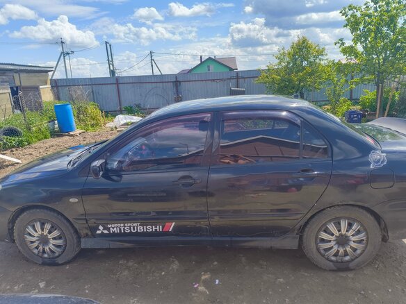 2007 Mitsubishi Lancer IX Рестайлинг, чёрный, 200000 рублей - вид 1