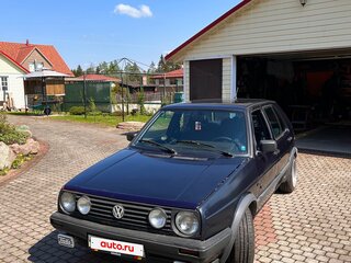 1990 Volkswagen Golf II, синий, 195000 рублей, вид 1