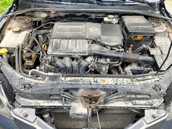 2007 Mazda 3 I (BK) Рестайлинг, серый - вид 12