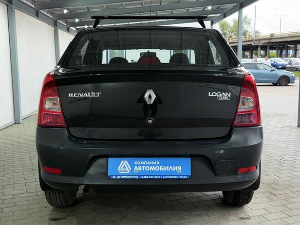 2010 Renault Logan I Рестайлинг, чёрный - вид 3