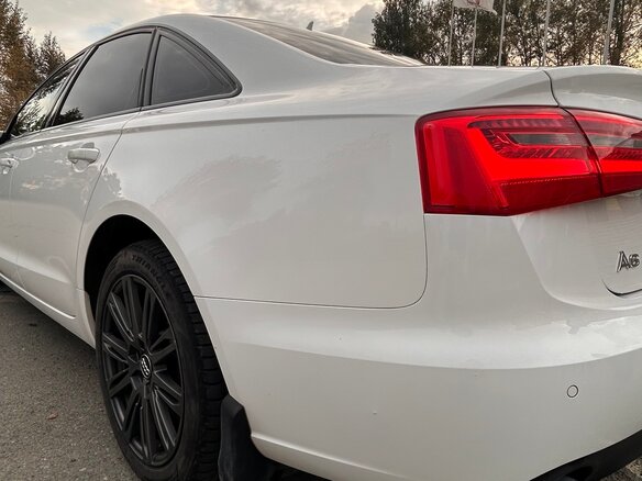 2014 Audi A6 IV (C7), белый, 1800000 рублей - вид 4