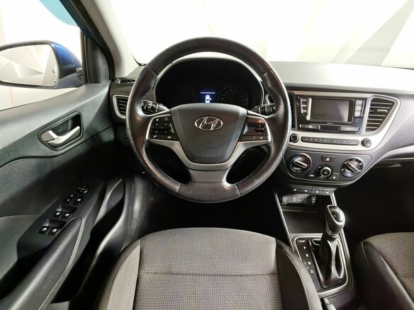 2017 Hyundai Solaris II, синий - вид 17