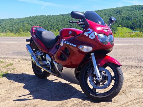 2006 Suzuki GSX 750F Katana, красный, 350000 рублей, вид 2