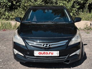 2016 Hyundai Solaris I Рестайлинг, чёрный, 750000 рублей, вид 1