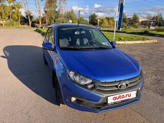 2019 Lada (ВАЗ) Granta I Рестайлинг, синий, 650000 рублей, вид 1