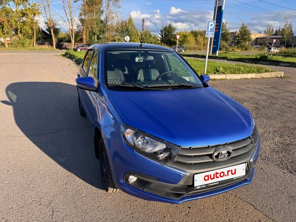 2019 Lada (ВАЗ) Granta I Рестайлинг, синий, 635000 рублей