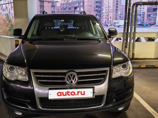 2008 Volkswagen Touareg I Рестайлинг, чёрный, 1180000 рублей, вид 4