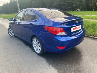 2012 Hyundai Solaris I, синий, 485000 рублей, вид 5