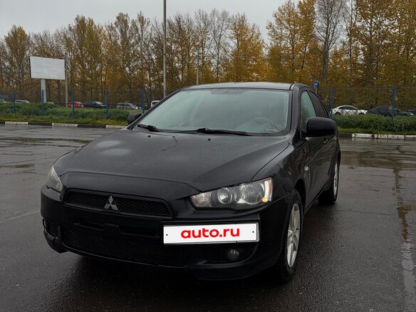 2008 Mitsubishi Lancer X, чёрный, 600000 рублей