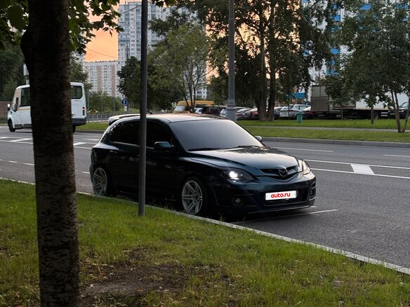 2007 Mazda 3 I (BK) Рестайлинг, синий, 550000 рублей - вид 1