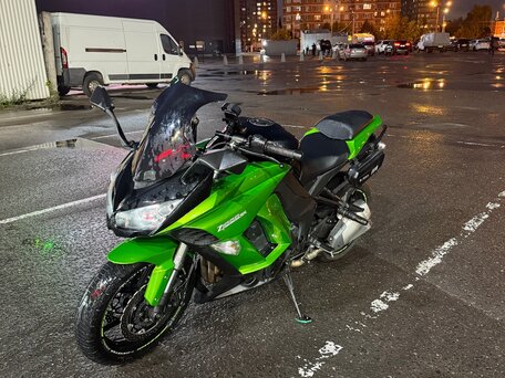 2015 Kawasaki Z 1000SX, зелёный, 690000 рублей, вид 3