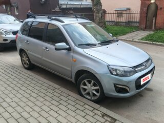 2014 Lada (ВАЗ) Kalina II, голубой, 300000 рублей, вид 4