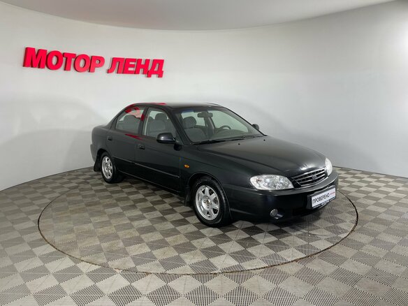 2008 Kia Spectra I Рестайлинг 2, чёрный - вид 3