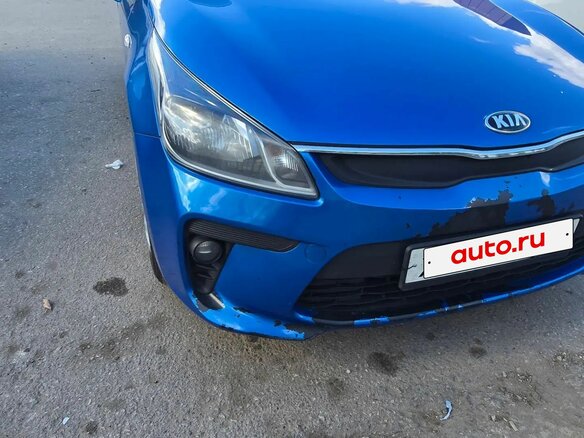 2017 Kia Rio IV, синий, 955000 рублей