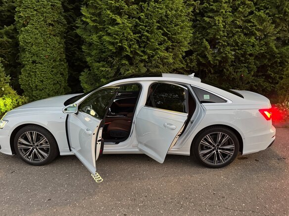 2022 Audi A6 45 TFSI V (C8) Рестайлинг, белый, 6600000 рублей - вид 21