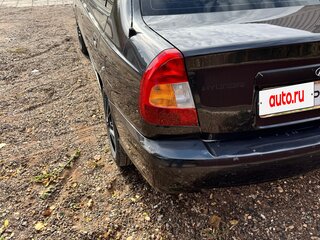 2008 Hyundai Accent ТагАЗ II, чёрный, 275000 рублей, вид 4