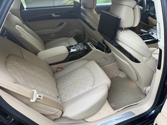 2016 Audi A8 Long III (D4) Рестайлинг, синий, 2450000 рублей - вид 14
