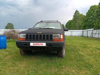 1996 Jeep Grand Cherokee I (ZJ) Рестайлинг, чёрный, 300000 рублей, вид 1