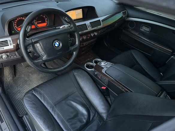 2007 BMW 7 серии Long 740Li IV (E65/E66) Рестайлинг, чёрный, 950000 рублей - вид 9