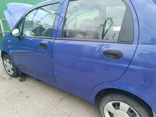 2007 Daewoo Matiz I Рестайлинг, синий, 370000 рублей, вид 3