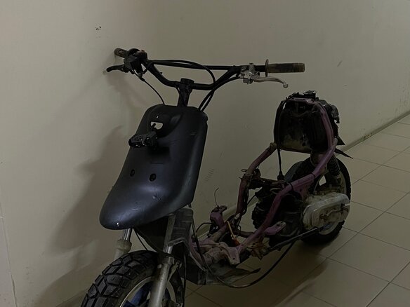 1999 Yamaha Jog, чёрный, 30000 рублей