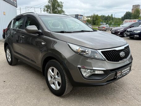 2014 Kia Sportage III Рестайлинг, серый, 1365000 рублей, вид 4