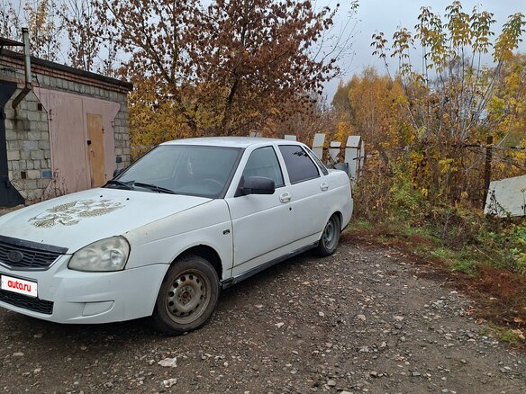 2009 Lada (ВАЗ) Priora I, белый, 230000 рублей